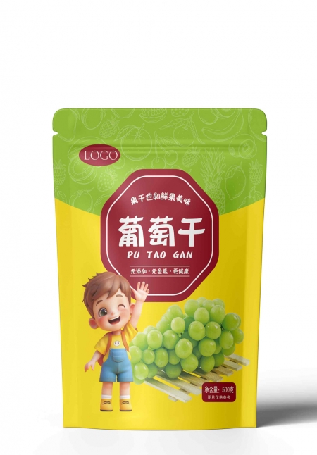 葡萄干包装袋设计